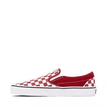 Кеды Vans Slip-On Checkerboard Skate Shoe, цвет Chili Pepper