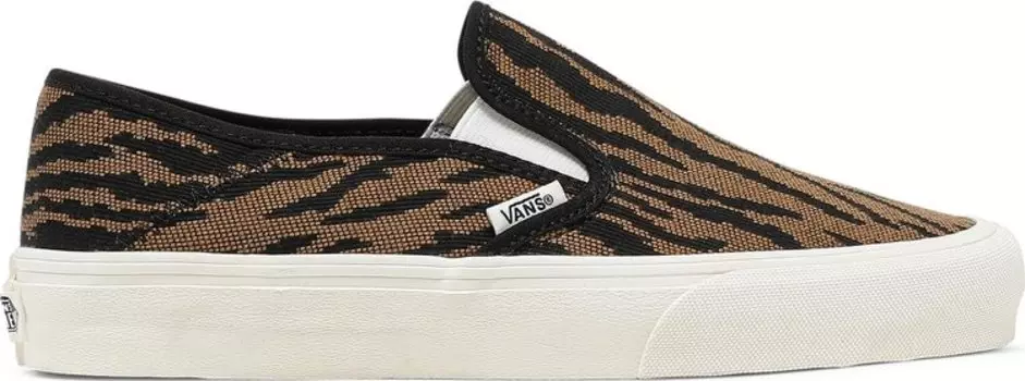 Кеды Vans Slip-On SF Woven Tiger, коричневый
