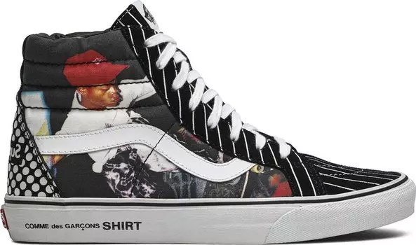Кеды Vans Supreme x Comme des Garons x SK8-Hi Reissue Harold Hunter, черный
