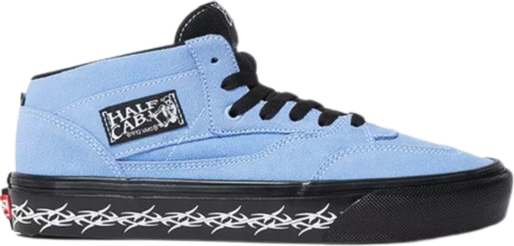 Кеды Vans Supreme x Half Cab Barbed Wire - Light Blue, синий
