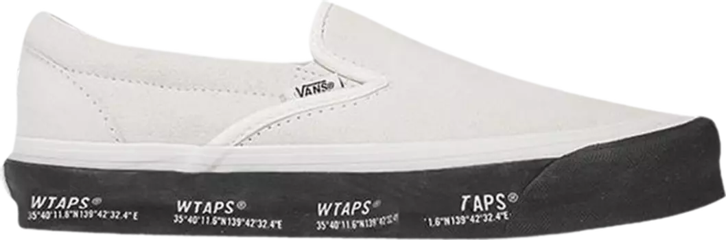 Кеды Vans WTAPS x Classic Slip-On LX White Black, белый