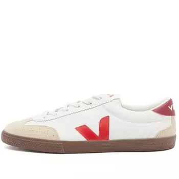Кеды Veja Volley, белый/коричневый/красный