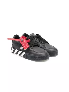 Кеды Vulcanized Off-White Kids, черный