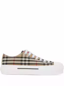 Кеды в клетку Vintage Check BURBERRY, нейтральный