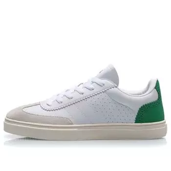Кеды (WMNS) Li-Ning Classic Leisure Low 'White Green', белый