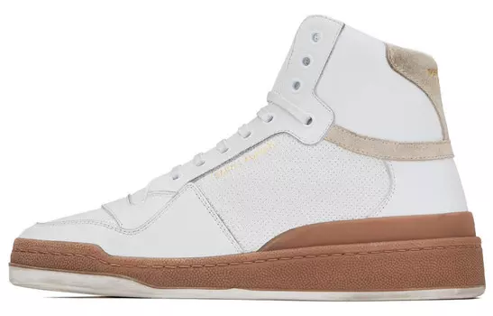 Кеды высокие Saint Laurent SL24, белый