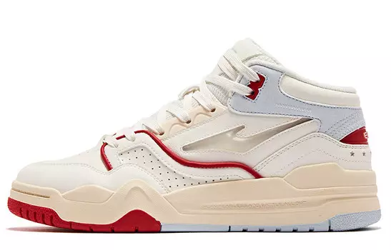 Кеды, Xingzhou Скейтборд Обувь Женские Низкие Oak Buds Белый Красный Красный Erke