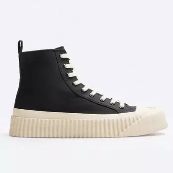 Кеды Zara Tall Canvas, черный