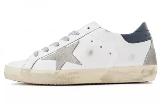 Кеды женские Golden Goose, бело-синий