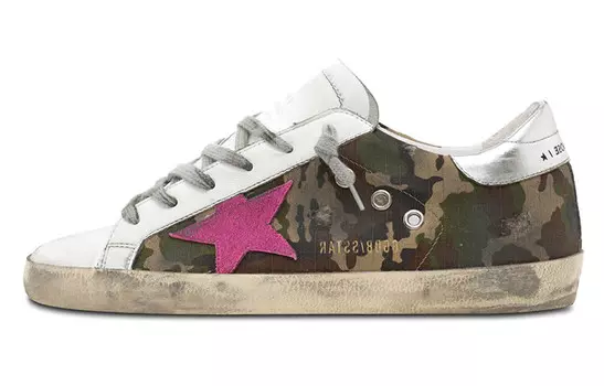 Кеды женские Golden Goose с низким верхом, камуфляж