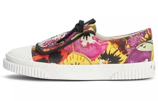 Кеды женские Loewe, красный / желтый