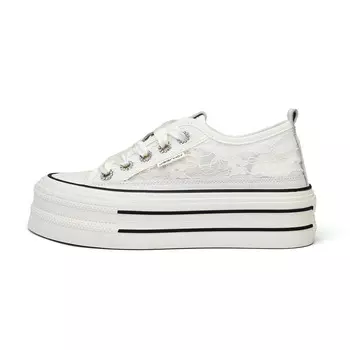 Кеды женские низкие белые Deerway