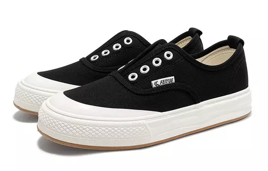 Кеды женские низкие белые Feiyue