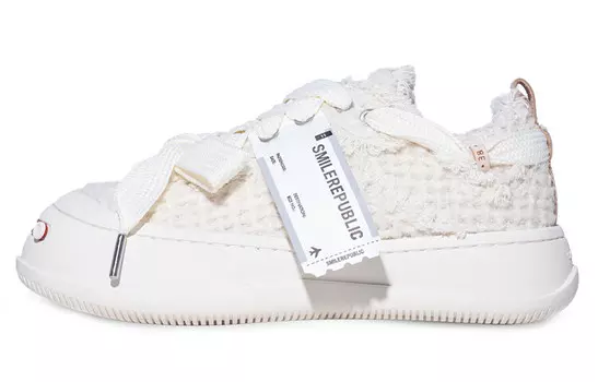 Кеды женские низкие белые Smilerepublic