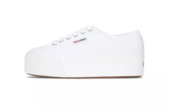 Кеды женские низкие белые Superga