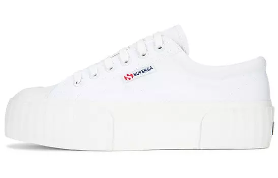 Кеды женские низкие белые Superga