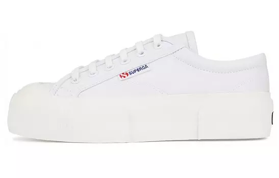 Кеды женские низкие белые Superga