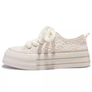 Кеды женские низкие бежевые Miss Zhang