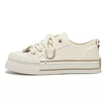 Кеды женские низкие бежевые Snxr