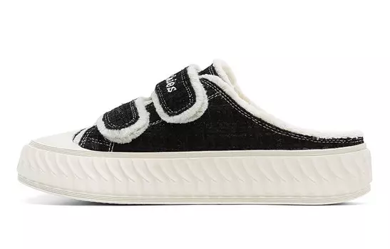 Кеды женские низкие черные/белые Dickies