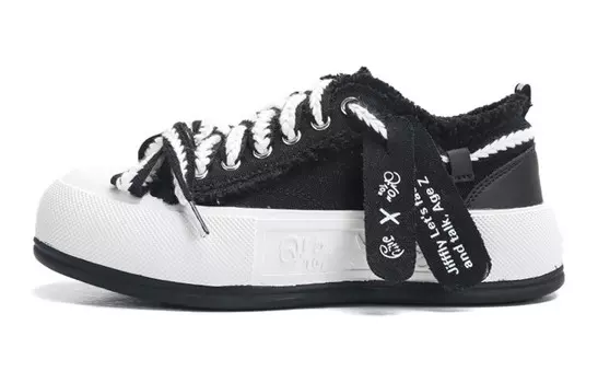 Кеды женские низкие черные Jifffly