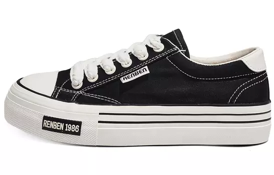 Кеды женские низкие черные Renben