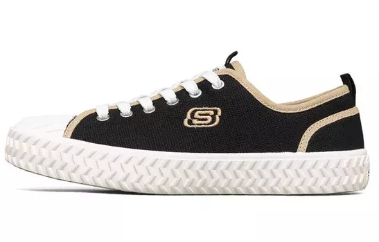 Кеды женские низкие черные Skechers