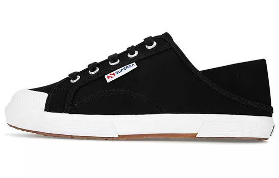 Кеды женские низкие черные Superga