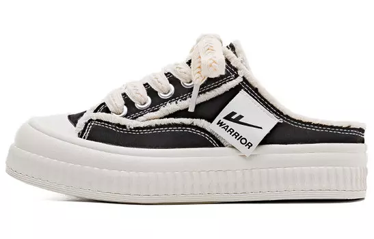 Кеды женские низкие черные Warrior