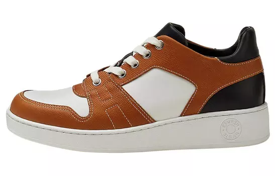 Кеды женские низкие Herms, коричневый