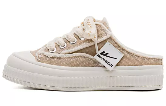 Кеды женские низкие коричневые Warrior