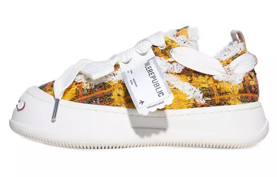 Кеды женские низкие оранжевые Smilerepublic