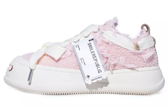 Кеды женские низкие розовые Smilerepublic