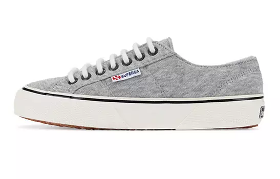 Кеды женские низкие серые Superga