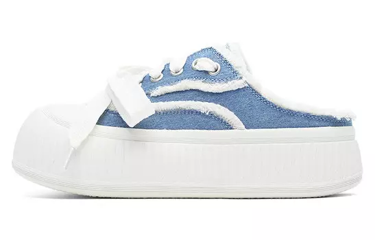 Кеды женские низкие синие/белые Dickies