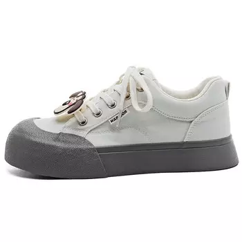 Кеды женские низкие светло-зеленые Warrior