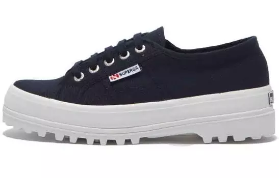 Кеды женские низкие темно-синие Superga