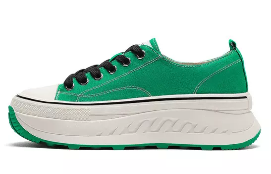 Кеды женские низкие зеленые C°Banner