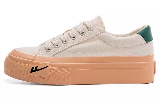 Кеды женские низкие зеленые Warrior