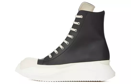 Кеды женские Rick Owens Drkshdw с высоким верхом, черно-белый