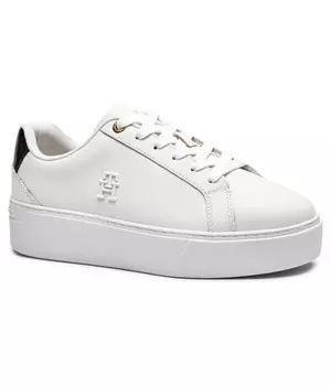 Кеды женские Tommy Hilfiger кожаные с монограммой, белый