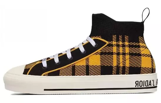 Кеды женские Walk'N'Dior Lifestyle, черный / желтый