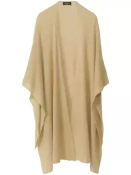 Кейп без застежки Fabiana Filippi, коричневый