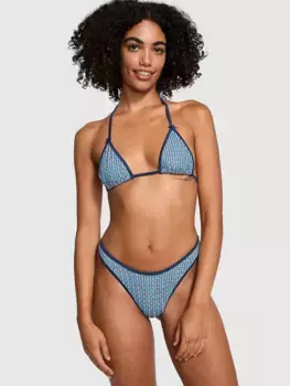 Кейп-Мэй Топ Pink By Frankies Bikinis, цвет SEASIDE PLAID