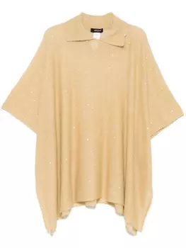 Кейп с пайетками Fabiana Filippi, нейтральный