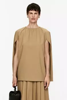 Кейп топ Arket, бежевый