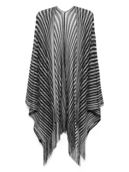 Кейп в полоску Missoni, черный