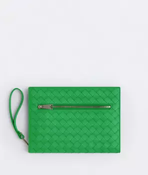 Кейс для документов Bottega Veneta, зеленый
