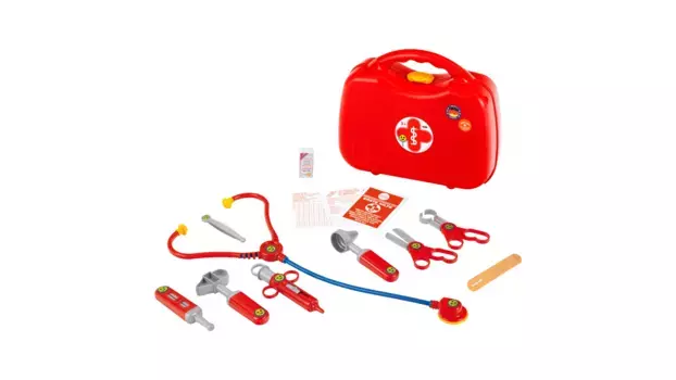 Кейс врача | врачебный футляр из 14 предметов со стетоскопом, термометром, шприцем и практичной ручкой для переноски Klein