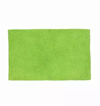 KELA Коврик для ванной Ladessa однотонный 100% хлопок салатовый 120,0x70,0x2,0см KL-20445, зеленый
